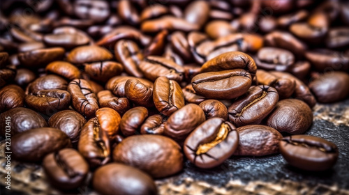 Wallpaper Mural Roasted Coffee Beans Torontodigital.ca