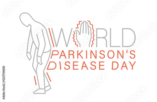 World parkinsons disease day. Medical, educational concept.