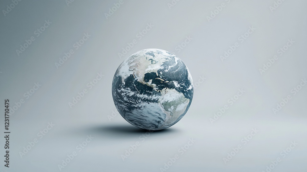 custom made wallpaper toronto digitalGlobal Earth model, studio, neutral background, environmental awareness