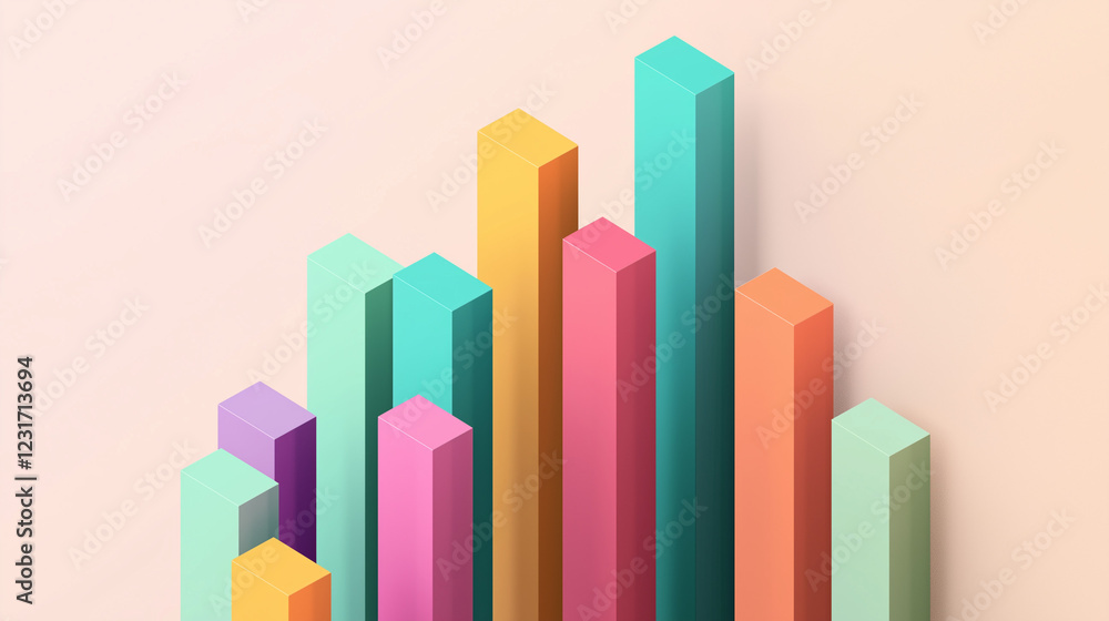 A modern, clean illustration of a bar graph with rising vibrant bars symbolizing growth. Simple background with clear axis labels and subtle shadows enhances clarity and focus on data. A modern, clean illustration of a bar graph with rising vibrant bars symbolizing growth. Simple background with clear axis labels and subtle shadows enhances clarity and focus on data.