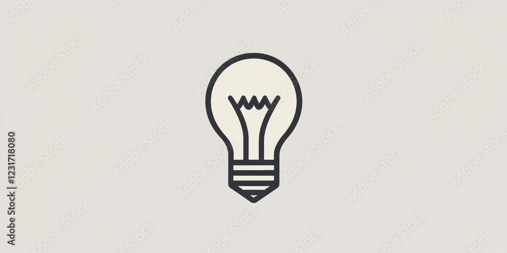 A light bulb is shown in a black and white image A light bulb is shown in a black and white image