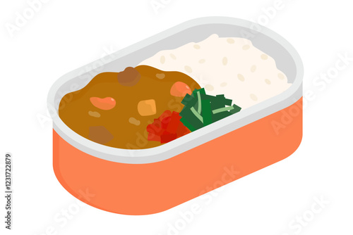カレーライスのお弁当