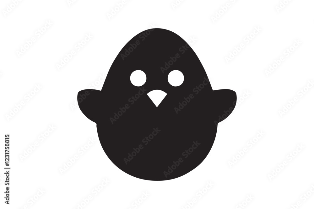 Best Chick Hatch Surprise icon vector, silhouette, illustration Best Chick Hatch Surprise icon vector, silhouette, illustration