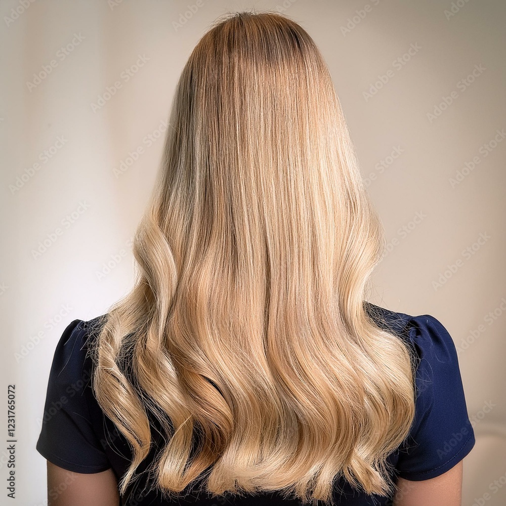 Fototapeta premium beautiful blond woman, AI generated