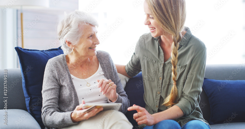 Elderly mother, woman or credit card with tablet for online shopping, internet banking or payment in home. Senior mom, family or tech on sofa for ecommerce, easy bill settlement or helping with smile Elderly mother, woman or credit card with tablet for online shopping, internet banking or payment in home. Senior mom, family or tech on sofa for ecommerce, easy bill settlement or helping with smile