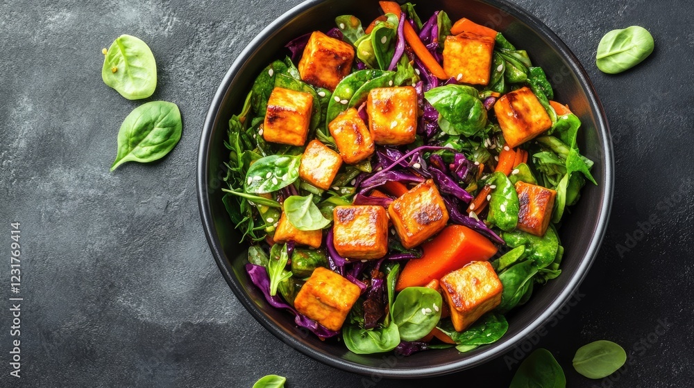 A colorful veggie stir-fry in a wok, highlighting fresh ingredients and healthy cooking. A colorful veggie stir-fry in a wok, highlighting fresh ingredients and healthy cooking.