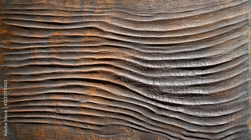 Gentle Wood Grain Patterns in Soft Focus Lighting
