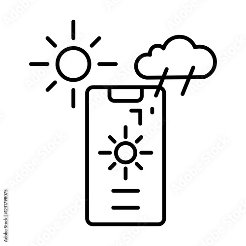 Weather report icon