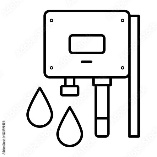 Humidity sensor icon