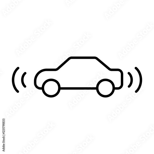 Car sensor icon