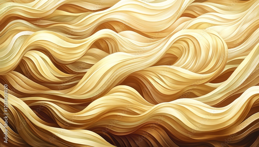 Golden Waves Abstract Texture, Bold Brushstrokes, Saturated Golden Hue with Light, Modern Design Golden Waves Abstract Texture, Bold Brushstrokes, Saturated Golden Hue with Light, Modern Design