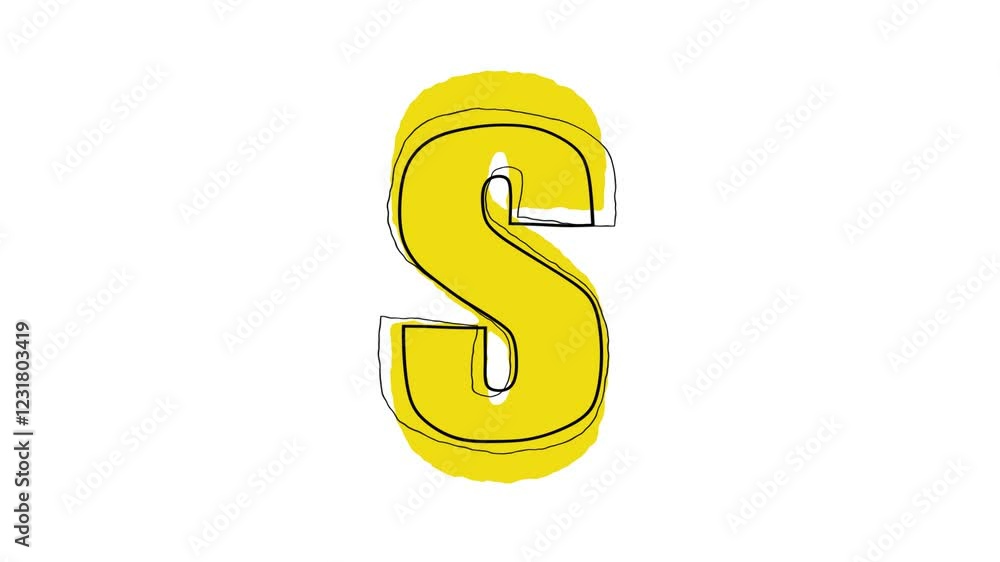 Hand drawn letters. Hand drawn letters.