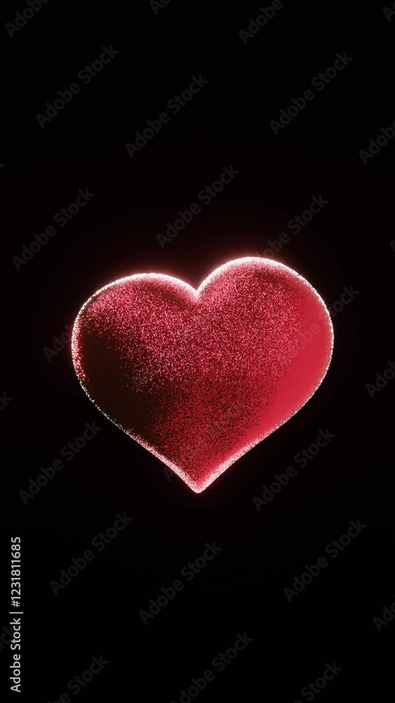 Abstract 3d vertical social media trendy luxury modern metallic glitter monochrome bend morphing Valentine heart love seasonal event holiday conceptual romantic loop animation backgrounds wallpaper Abstract 3d vertical social media trendy luxury modern metallic glitter monochrome bend morphing Valentine heart love seasonal event holiday conceptual romantic loop animation backgrounds wallpaper