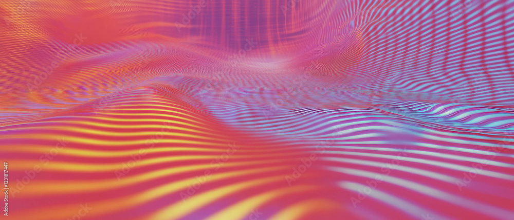 Vibrant abstract background showcasing rhythmic music waves and energetic patterns Vibrant abstract background showcasing rhythmic music waves and energetic patterns