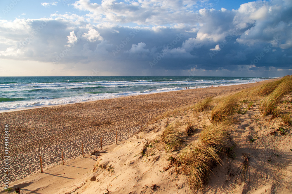 Słoneczne wakacje w Mimizan-Plage, Aquitaine (France)