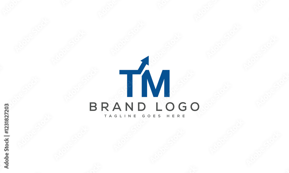 letter TM logo design vector template design for brand. letter TM logo design vector template design for brand.