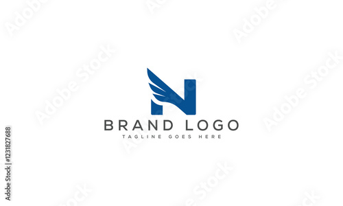 Free Download letter N logo design vector template design for brand. - GFXLoad