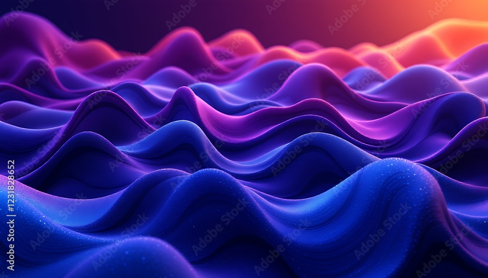 Fototapeta premium Abstract Colorful Waves Background