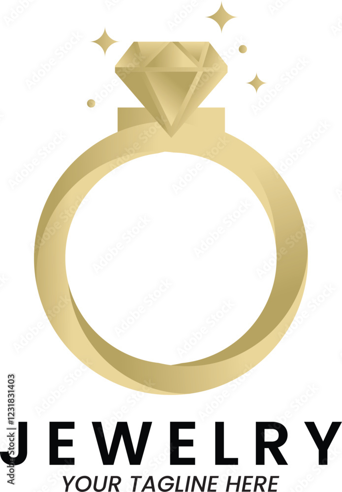 simple elegant luxury diamond jewelry logo simple elegant luxury diamond jewelry logo