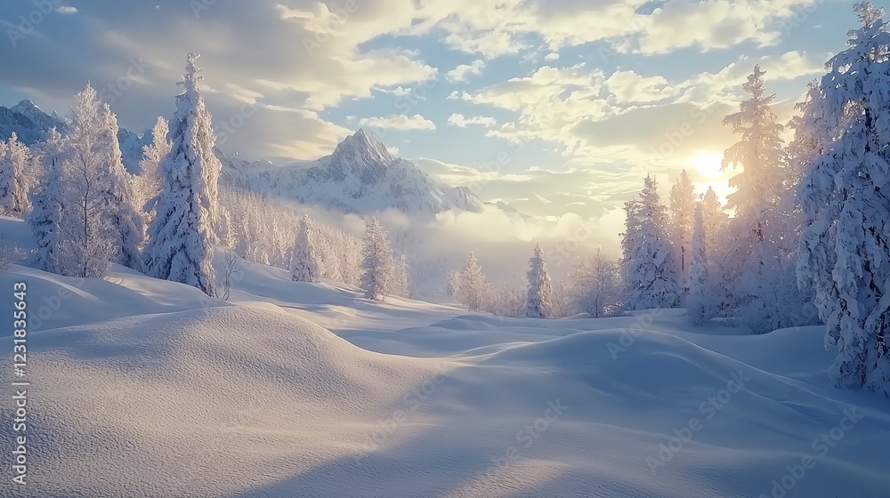 Winter in the Mountains 16K Resolution Ultra Photorealistic Winter in the Mountains 16K Resolution Ultra Photorealistic