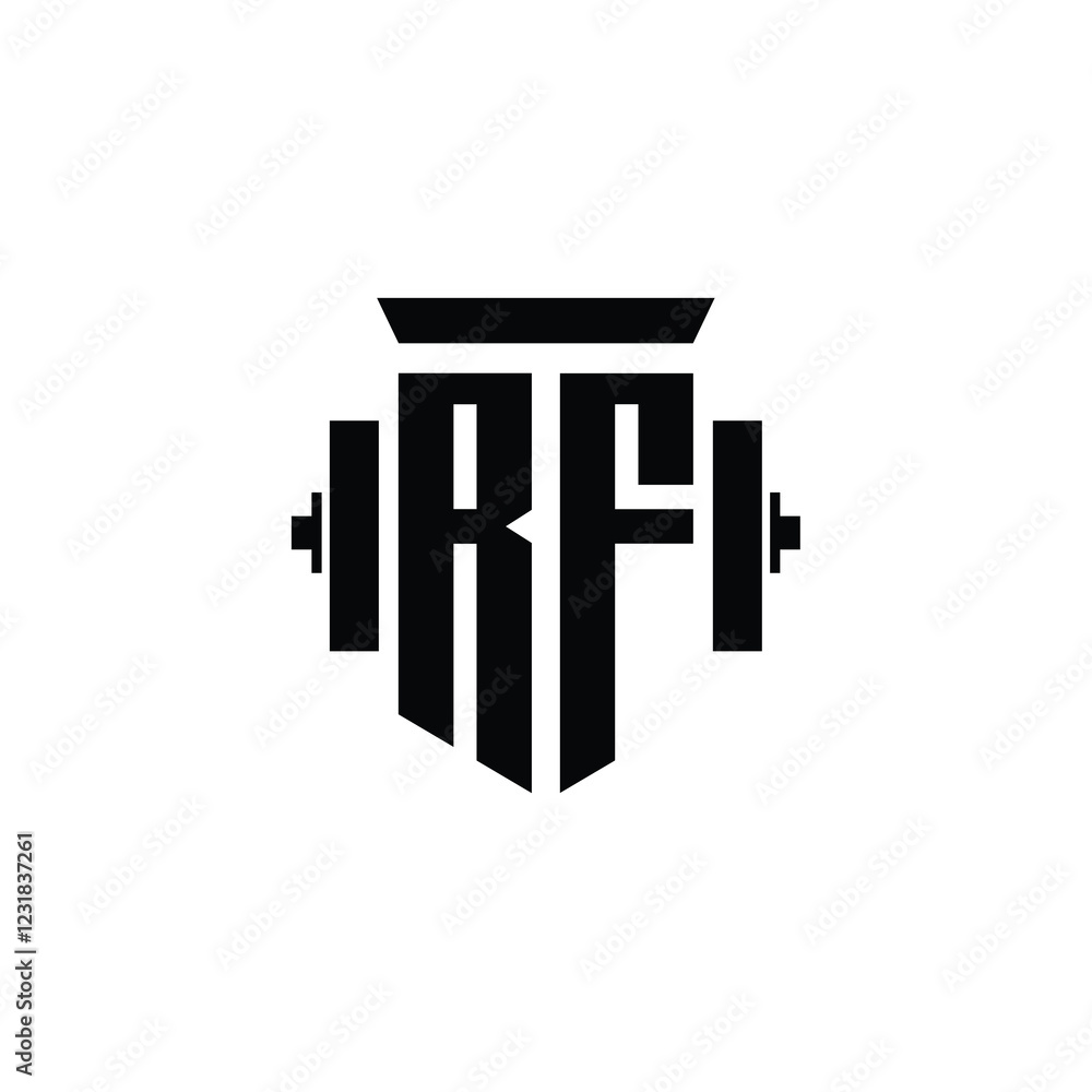 RF monogram logo design letter text name symbol monochrome logotype alphabet character simple logo RF monogram logo design letter text name symbol monochrome logotype alphabet character simple logo