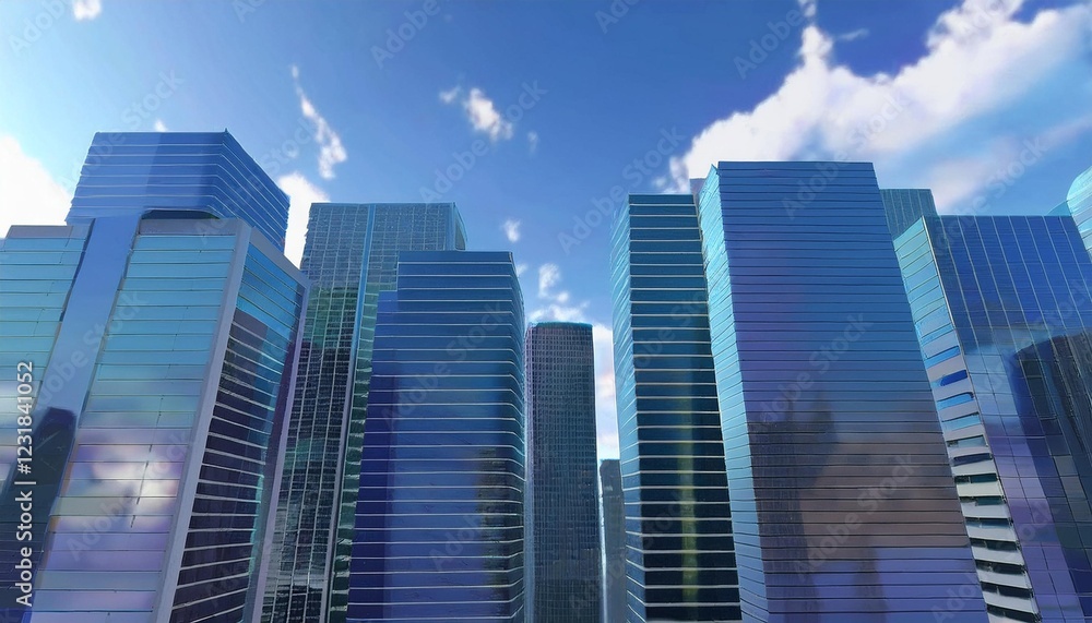テレビ会議 背景用 CG オフィス外観 都市 高層ビル cityscape video conferencing background テレビ会議 背景用 CG オフィス外観 都市 高層ビル cityscape video conferencing background