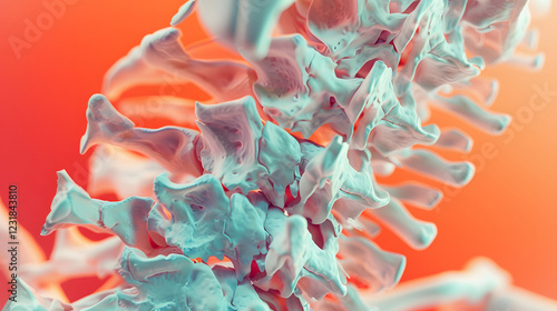 Close-up of human bones