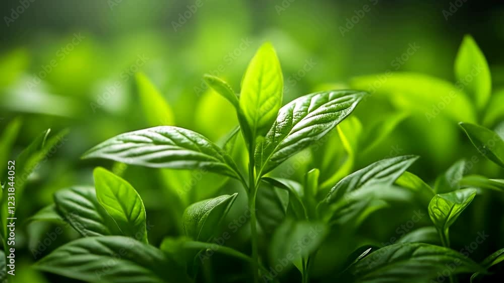 Lush Green Leaves: A Close-Up View of Nature's Beauty and Growth Lush Green Leaves: A Close-Up View of Nature's Beauty and Growth