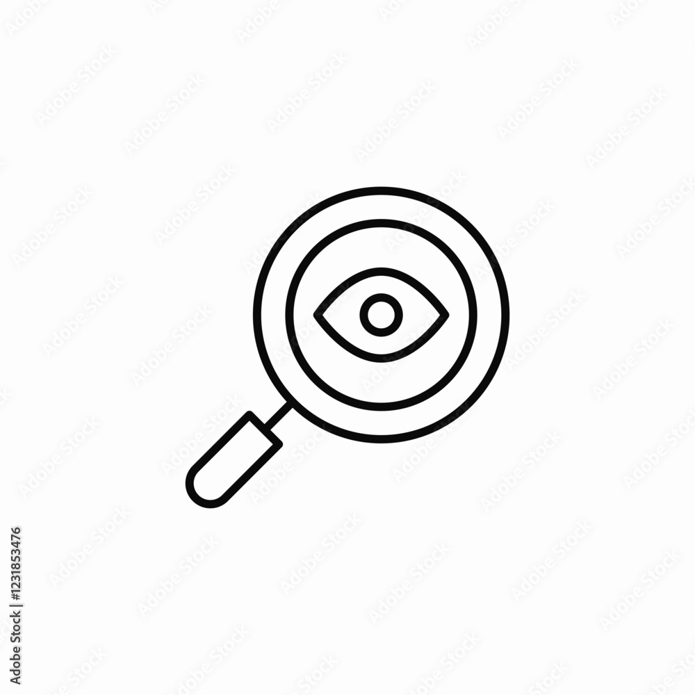 view search icon sign vector view search icon sign vector