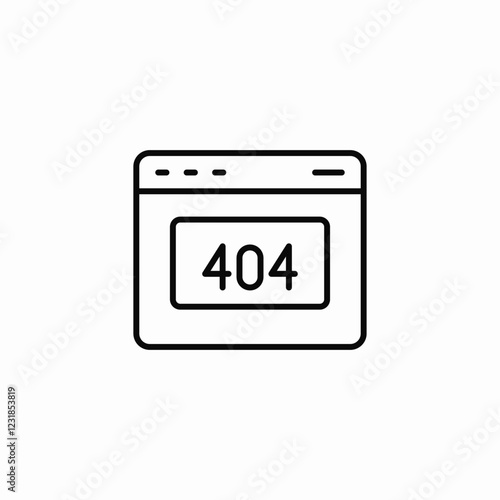 web error icon sign vector