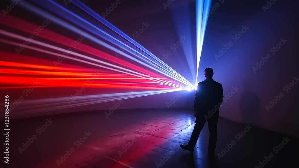 silhouette of a man dancing in a nightclub silhouette of a man dancing in a nightclub