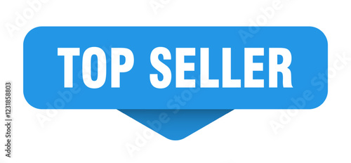 top seller sticker. top seller sign on transparent background