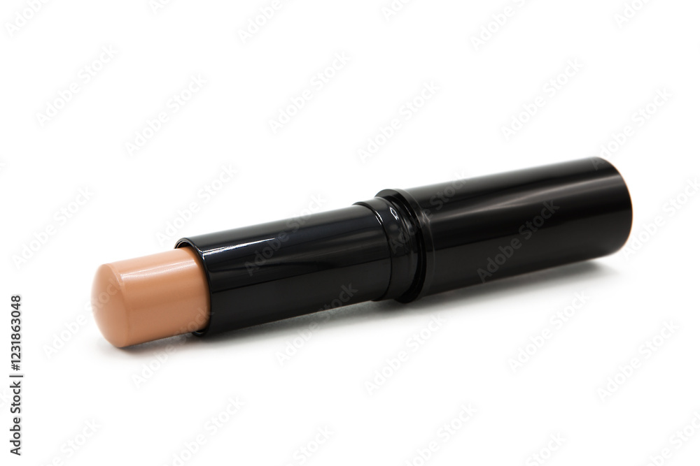 Concealer in package isolated on white background. Compact makeup foundation. Concealer in package isolated on white background. Compact makeup foundation.