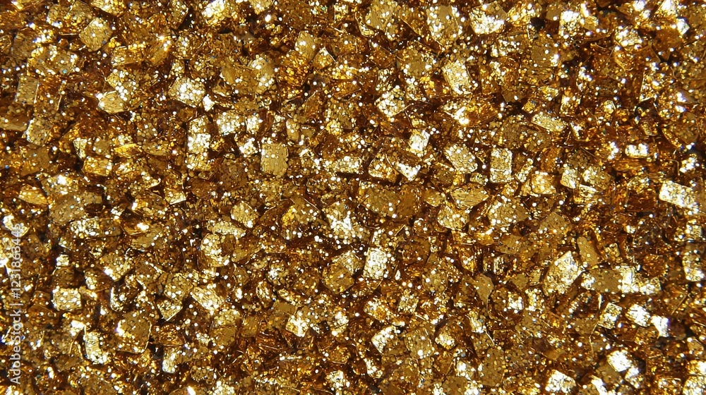 Golden glitter texture background. Golden glitter texture background.