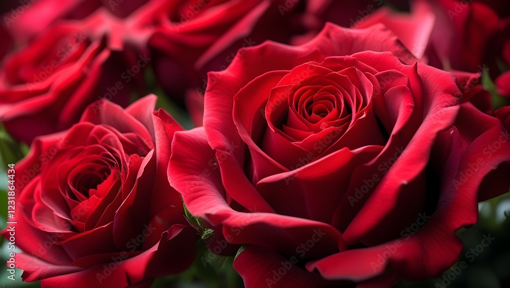 Red rose close-up Red rose close-up