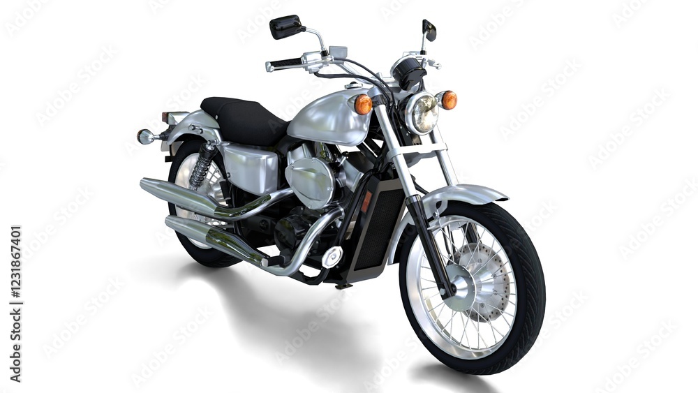 motorcycle standing on white background background motorcycle standing on white background background