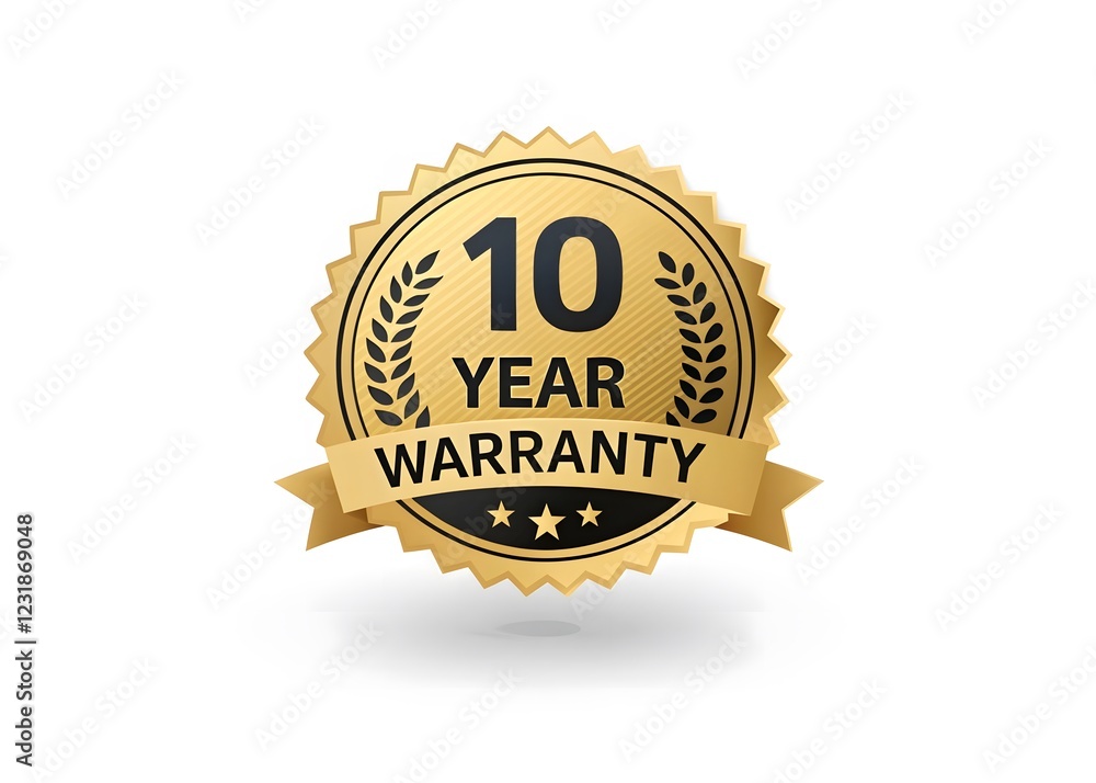 Product Warranty Seal | Certified Guarantee Design Product Warranty Seal | Certified Guarantee Design