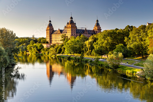 The castle of Johannisburg in Aschaffenburg  photo