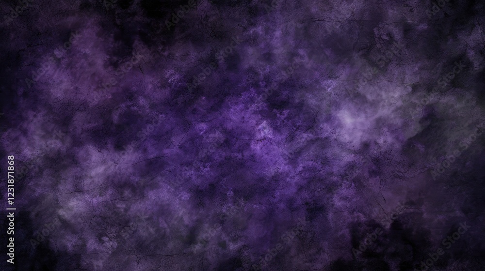 Fototapeta premium Abstract Purple Nebula: Cosmic Dust and Galaxy