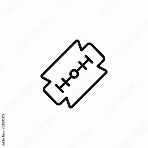 sharp blade icon sign vector