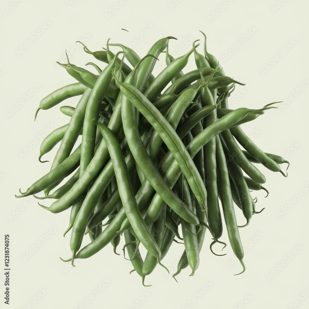 a green beans isolated on white background a green beans isolated on white background