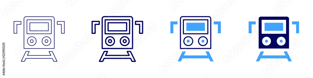 Railway costs icon in 4 different styles. Thin Line, Line, Bold, and Bold Line. Duotone style. Editable stroke Railway costs icon in 4 different styles. Thin Line, Line, Bold, and Bold Line. Duotone style. Editable stroke