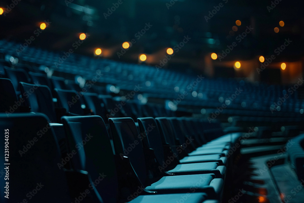 Fototapeta premium Ai generated image of scene in a community theater