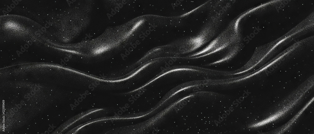 Obraz premium Partially transparent dust overlay creating layers of texture on a black background