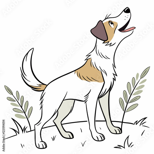 illustration of a dog