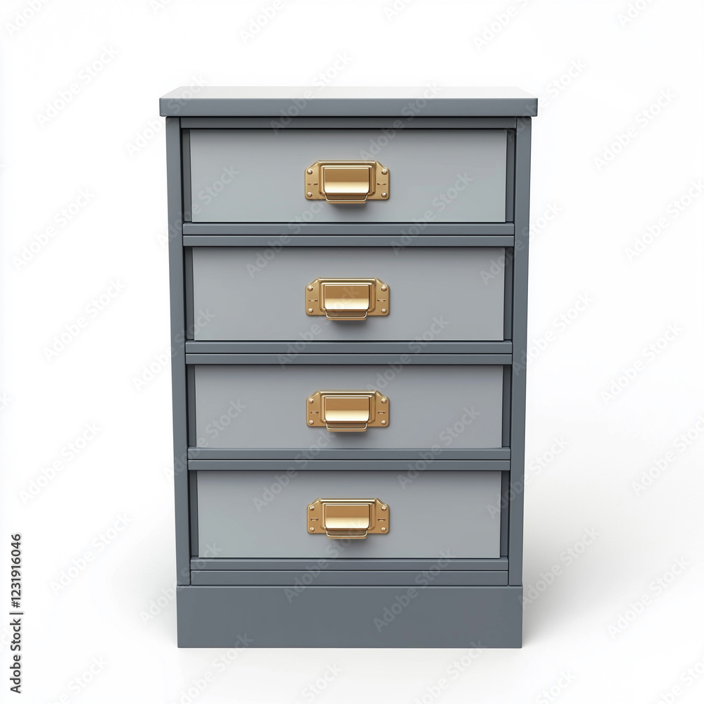 Office Filing Cabinet Isolated on white Background Office Filing Cabinet Isolated on white Background