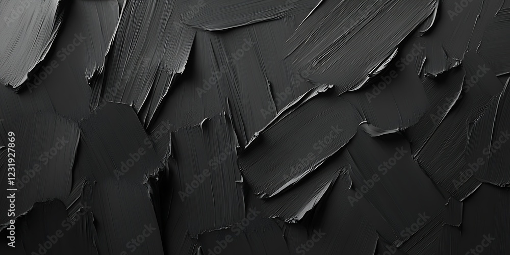 Obraz premium Black paint texture background, strokes, design