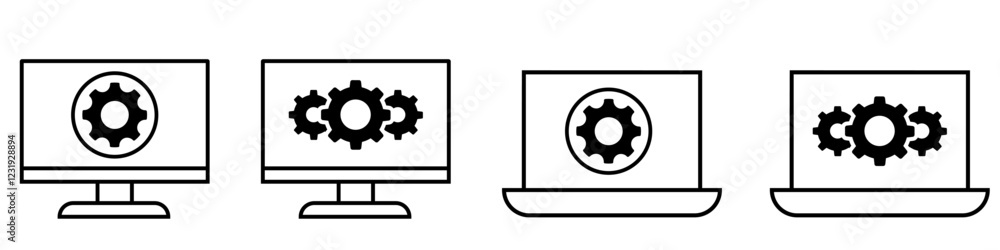 Support vector icon set. online help illustration sign collection. operator symbol or logo. Support vector icon set. online help illustration sign collection. operator symbol or logo.