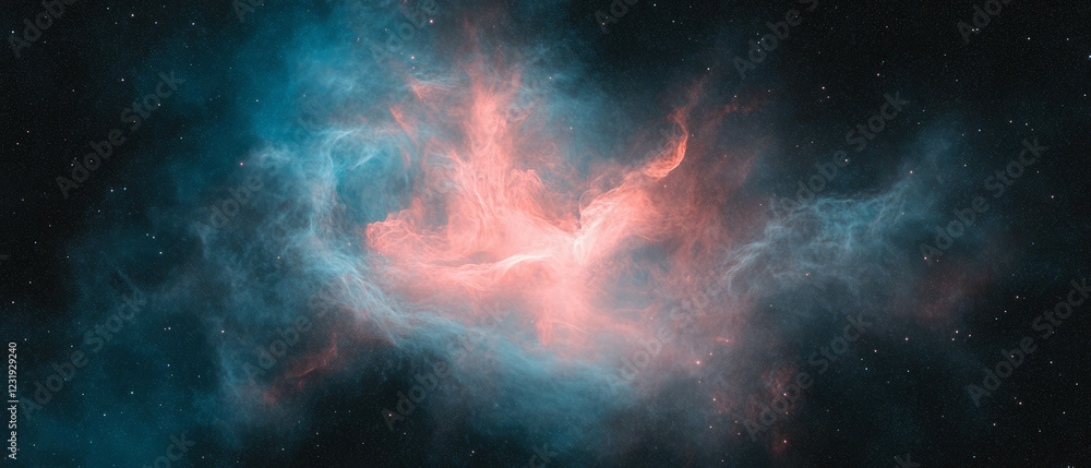 Fototapeta premium Mesmerizing overlay of tiny dust particles with a central clear area against a black background