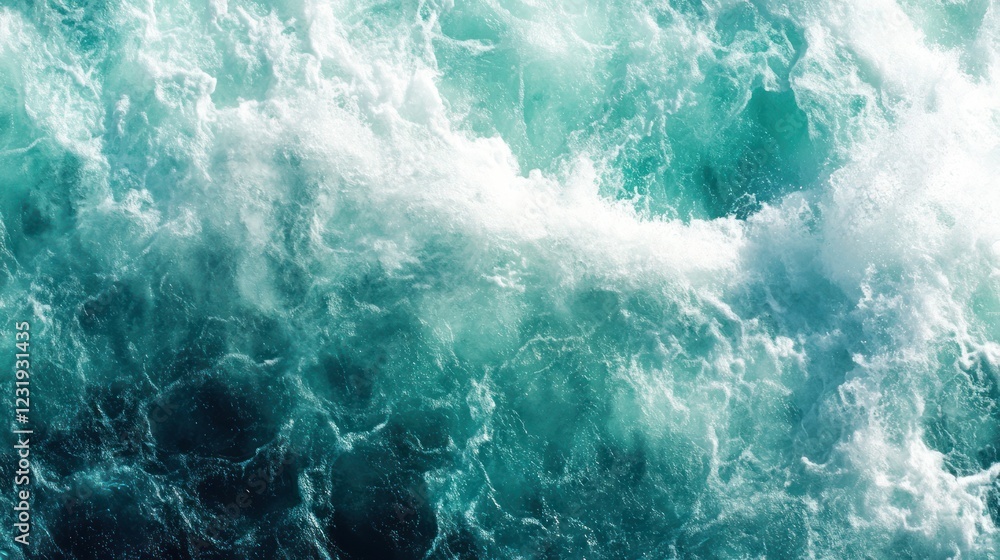 Ocean waves, turbulent water, aerial view, sea foam, background texture, website design Ocean waves, turbulent water, aerial view, sea foam, background texture, website design